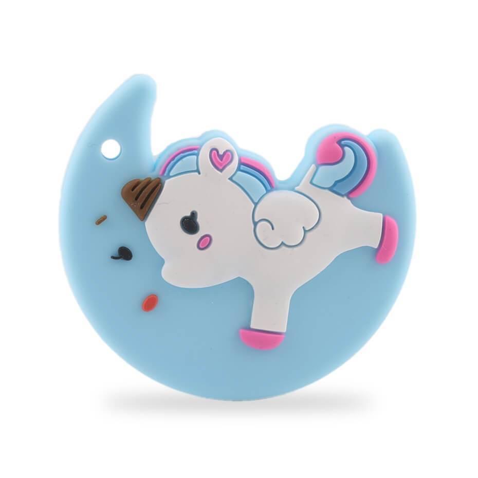 Chupete de Silicona con Diseño de Animales de Dibujos Animados - Seguro y Divertido para Bebés