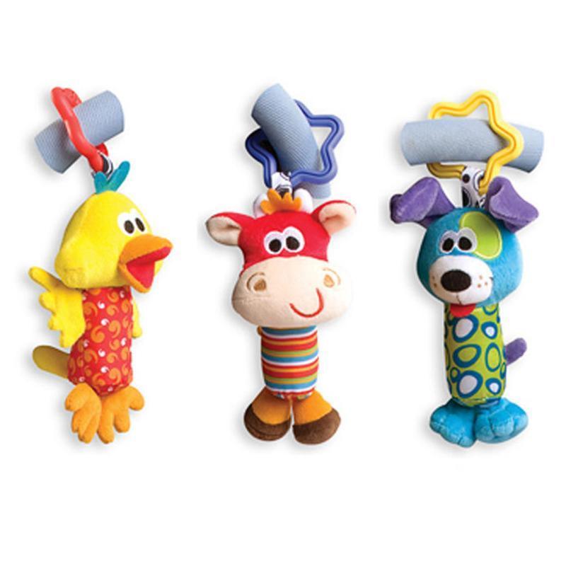 Sonajero de Peluche Colorido para Bebés