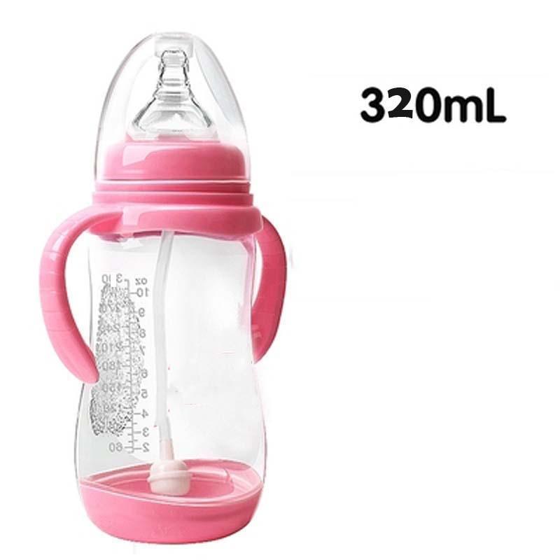 Botella para Bebés Anti-Cólicos Libre de BPA con Popote