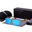 Lunettes de soleil rondes en bambou de luxe avec protection UV400