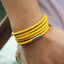 Trendy Black Retro Wrap Leather Bracelet for Men