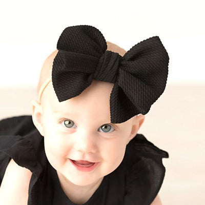 Stylish Baby Girls' Headband with Large Bow