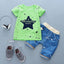 Ensemble T-Shirt en Coton Cartoon et Shorts pour Garçons Bébés