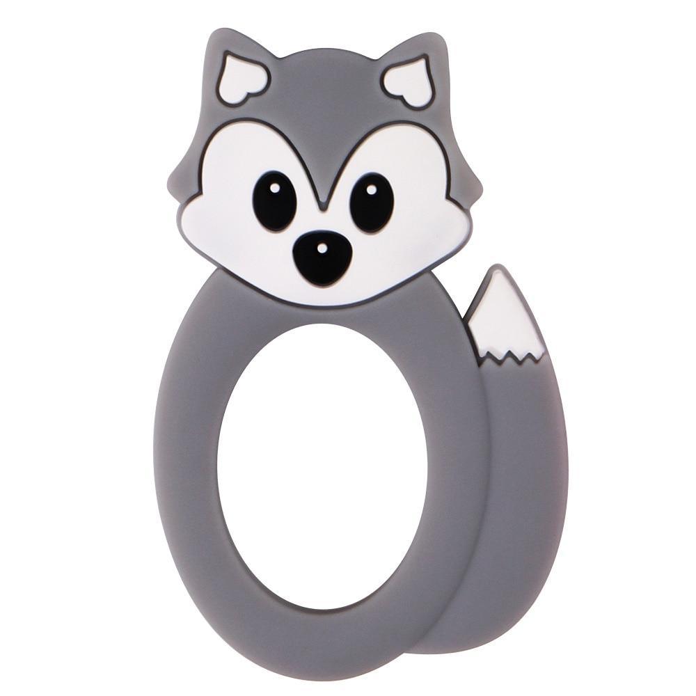 Premium Silicone Baby Teether - Animal Designs for Comfort