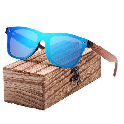 Luxury Polarized Wood Sunglasses with UV400 Protection