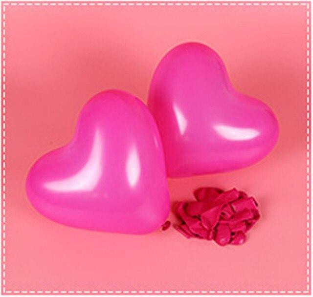 100-Piece Heart Shaped Balloons for Every Celebration