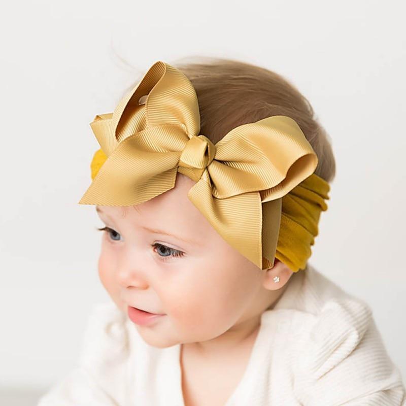 Bandeaux pour bébés filles premium - Accessoires de cheveux turban doux