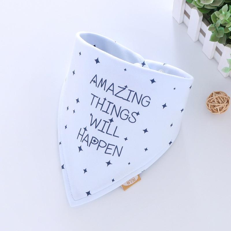 Adjustable Cotton Cartoon Bandana Bibs for Babies