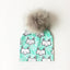 Luxury Cartoon Print Cotton Beanie Hat for Kids