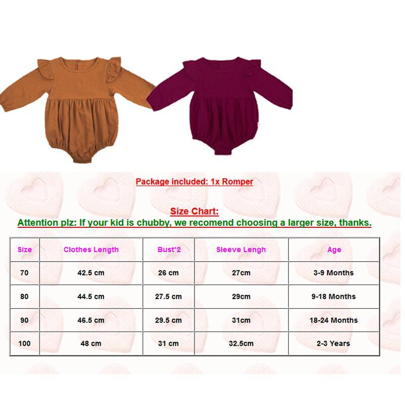 Ensemble Combinaison à Manches Longues en Papillon pour Filles Tout-Petits
