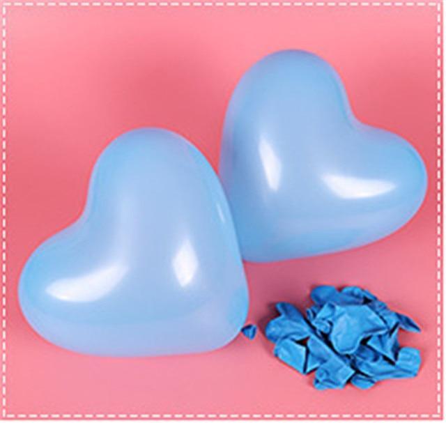 100-Piece Heart Shaped Balloons for Every Celebration