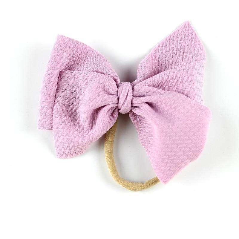 Bandeau Stylé pour Filles Bébé avec Grand Nœud