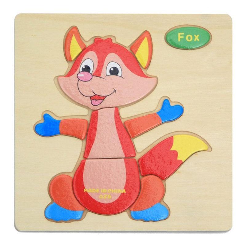 Rompecabezas Educativos 3D de Madera Stevvex para Niños