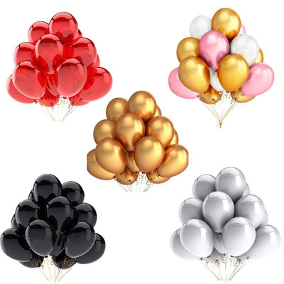 Luxury Shiny 20pcs Happy Birthday Party Balloons