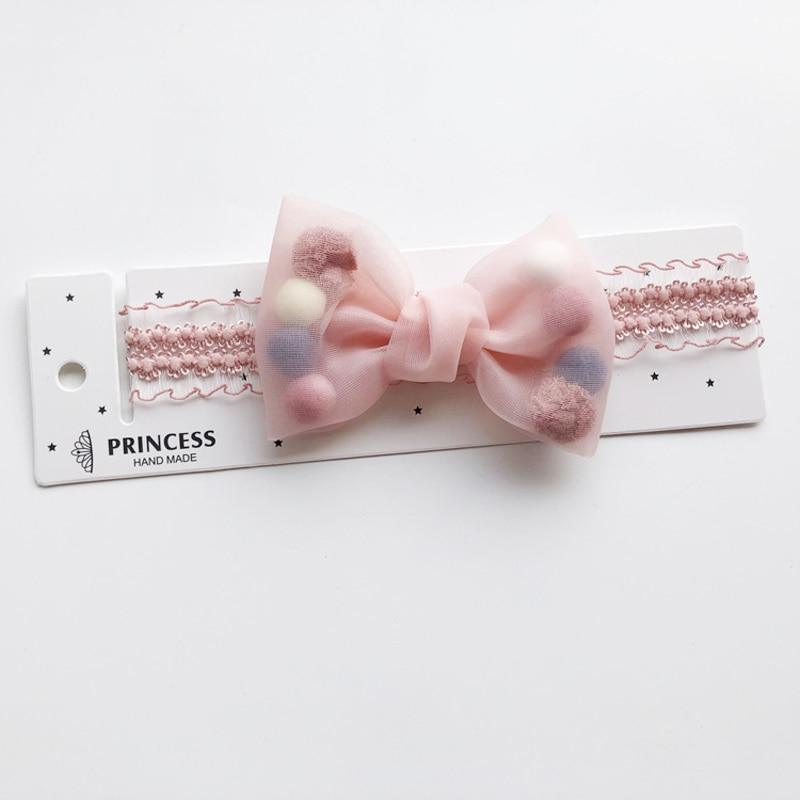 Luxury Pearl Handmade Bowknot Crown Headband for Baby Girls