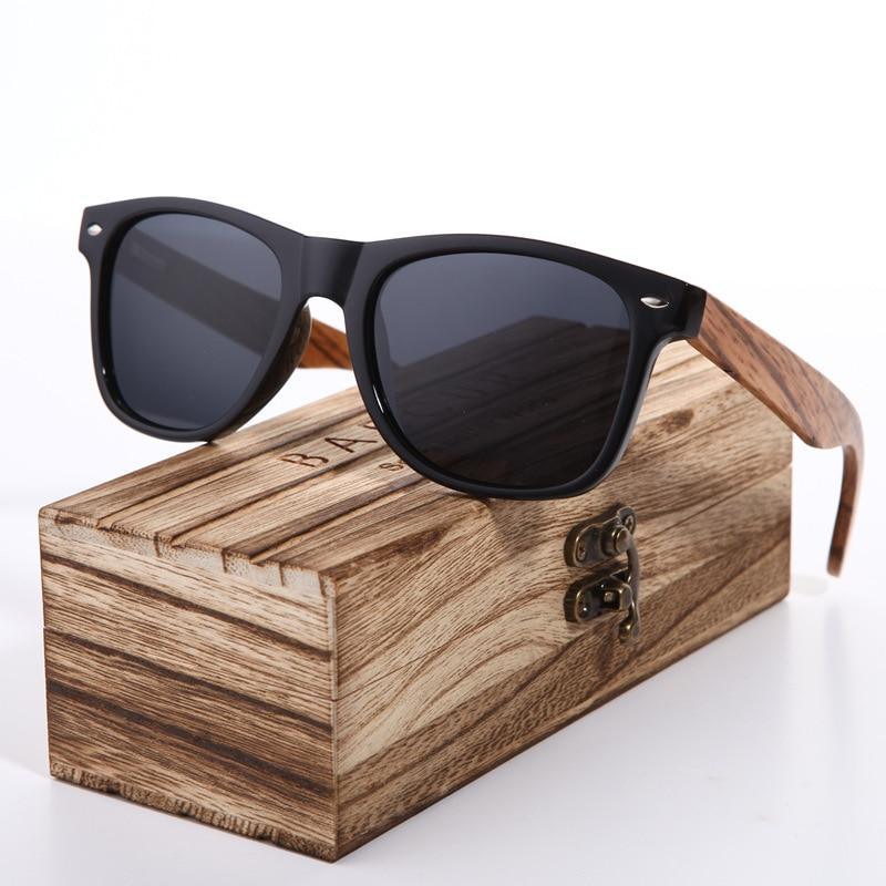 Gafas de sol de bambú polarizadas hechas a mano de lujo