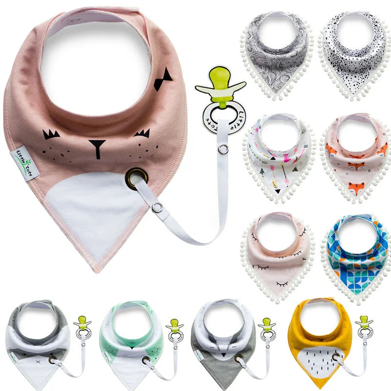 Bavoirs super absorbants pour bébé avec corde anti-chute