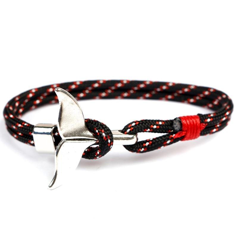 Pulsera de Cola de Ballena de Moda para Hombres y Mujeres
