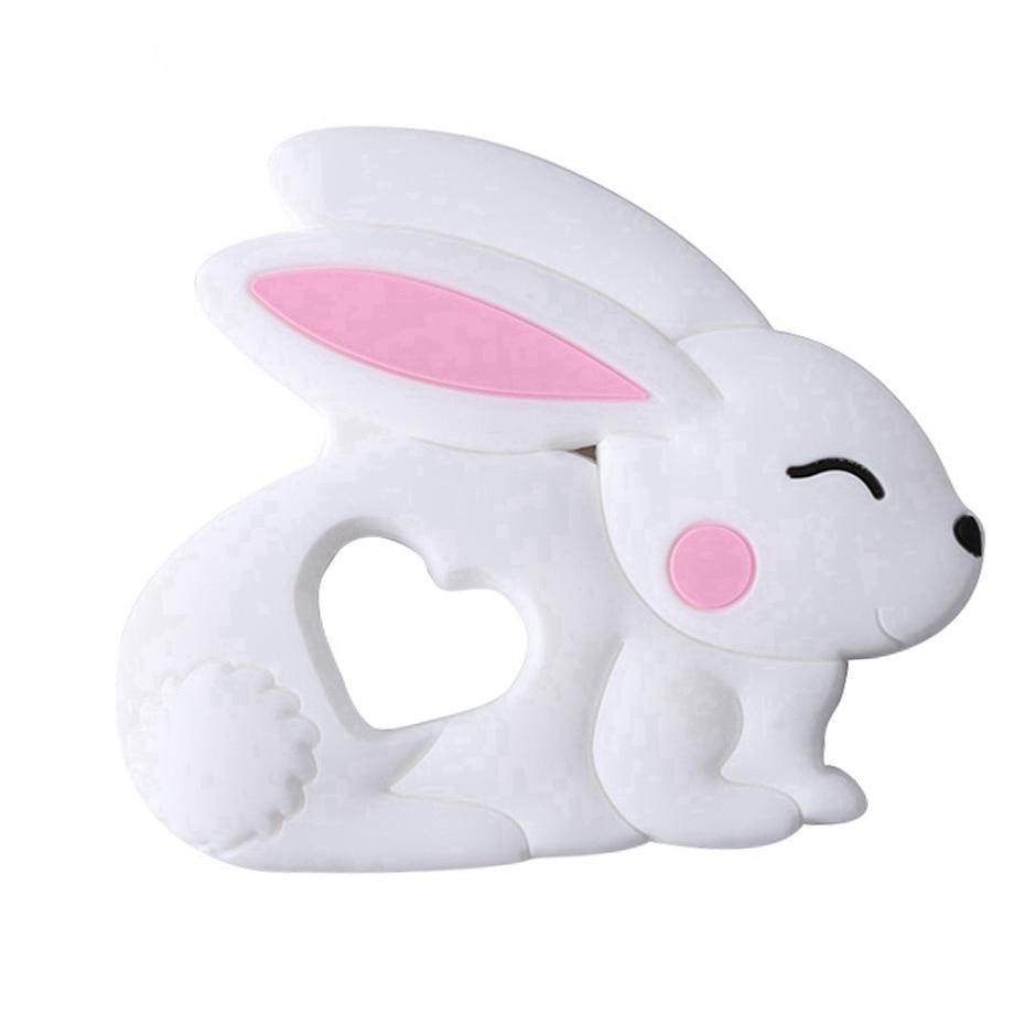 BPA Free Silicone Teether - Cartoon Animal Design