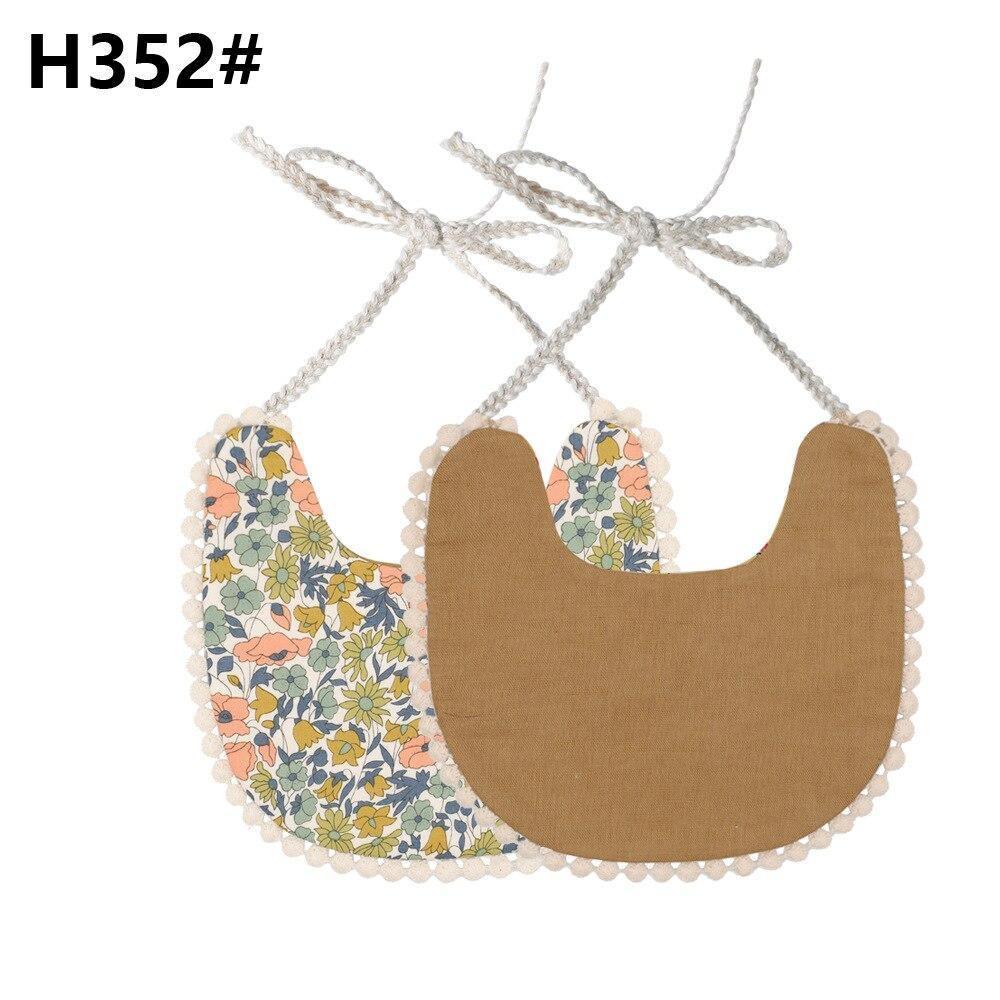 Bavoirs Floraux de Luxe Faits Main - 100 % Coton et Imperméables
