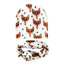 Modern Cartoon Sheep Cotton Hat & Scarf Set for Kids