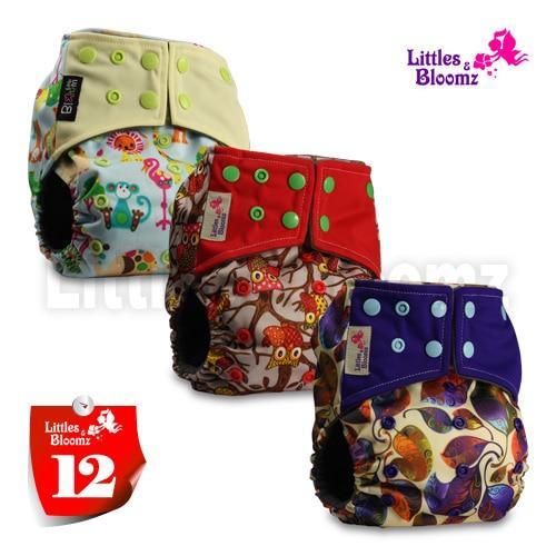 Modern Luxury Printed Washable Cloth Diaper Set