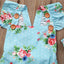 2-Piece Newborn Baby Sleeveless Cotton Rompers Set