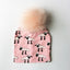 Luxury Cartoon Print Cotton Beanie Hat for Kids