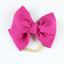 Bandeau Stylé pour Filles Bébé avec Grand Nœud