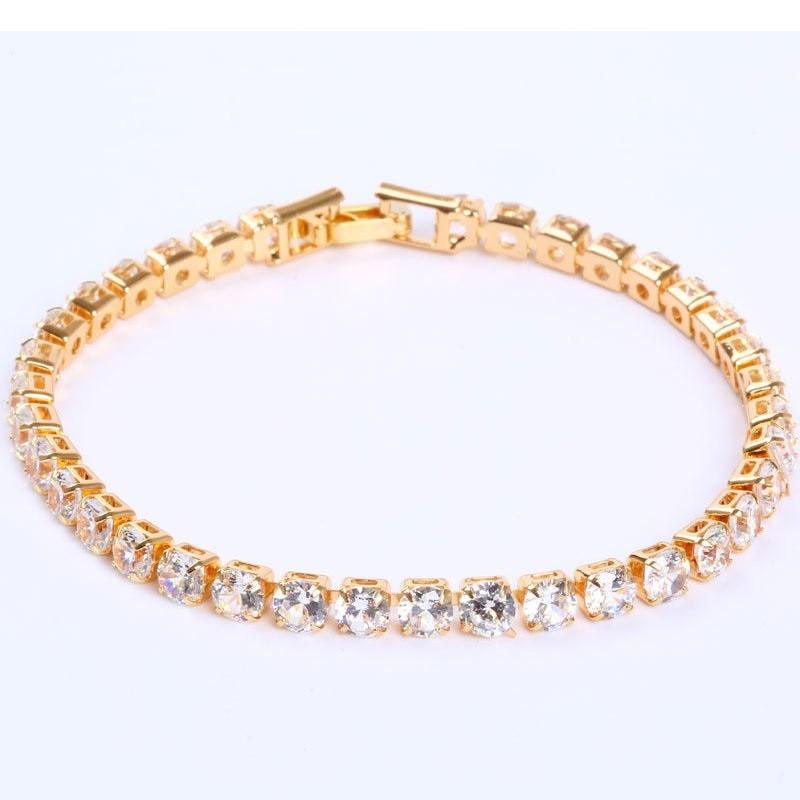 Elegant Cubic Zirconia Tennis Bracelet for Men and Women