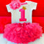Fluffy Pink Tutu Dress for Baby's First Birthday