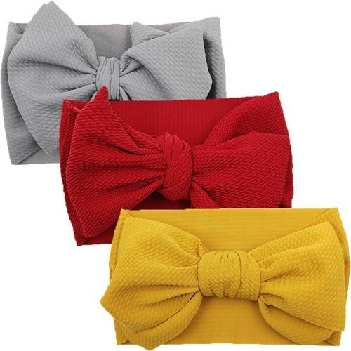 Ensemble de Turbans et Bandeaux Élégants pour Filles - 3 Pièces