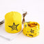 Adorable Star Print Cotton Hat & Scarf Set for Kids - Korvel