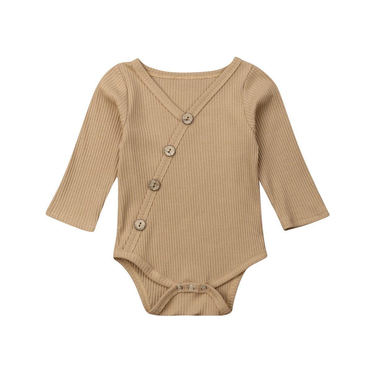 Elegant Handmade Baby Long Sleeve Romper for Newborns