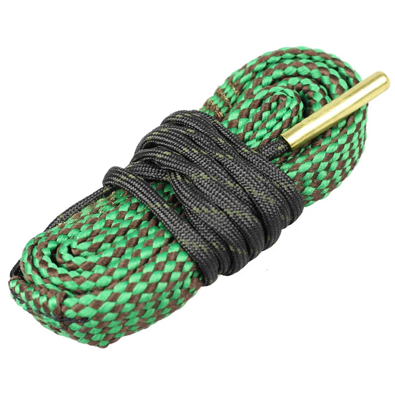 Hunting Gun Bore Cleaner Snake.22 Cal.223 Cal.38 Cal& 5.56mm,7.62mm,12GA Rifle Cleaning Kit Tool Rifle Barrel Calibre Snake Rope - Korvel