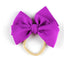 Bandeau Stylé pour Filles Bébé avec Grand Nœud