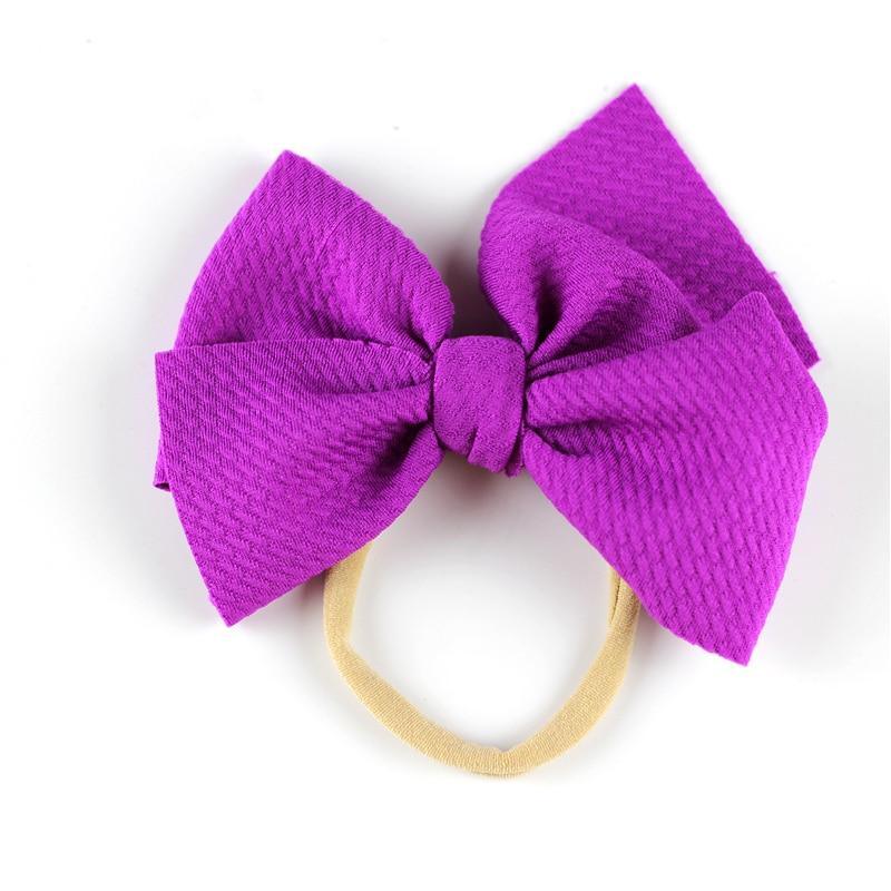 Bandeau Stylé pour Filles Bébé avec Grand Nœud