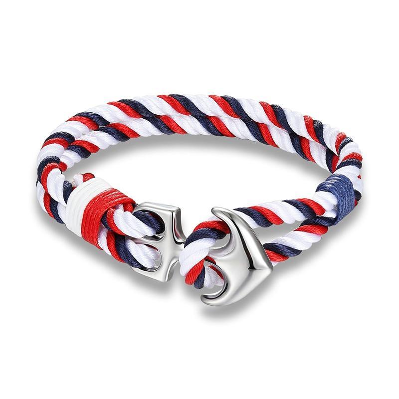 Bracelet Premium Ancre Nautique pour Hommes
