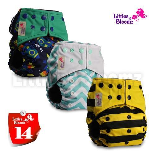 Modern Luxury Printed Washable Cloth Diaper Set
