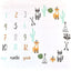 Adorable Cartoon-Themed Baby Milestone Blanket and Play Mat - Korvel