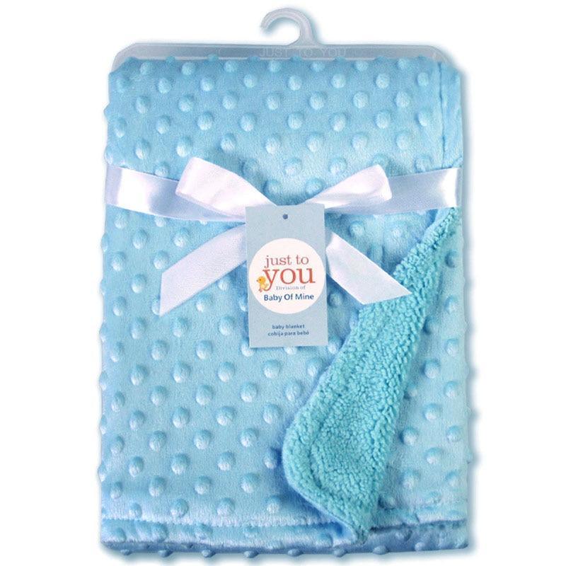 Modern Luxury Baby Blanket - Soft Fleece Swaddling Blanket