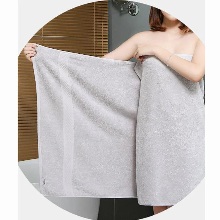 Pure Cotton Super Absorbent Large Towel Bath Towel - Korvel