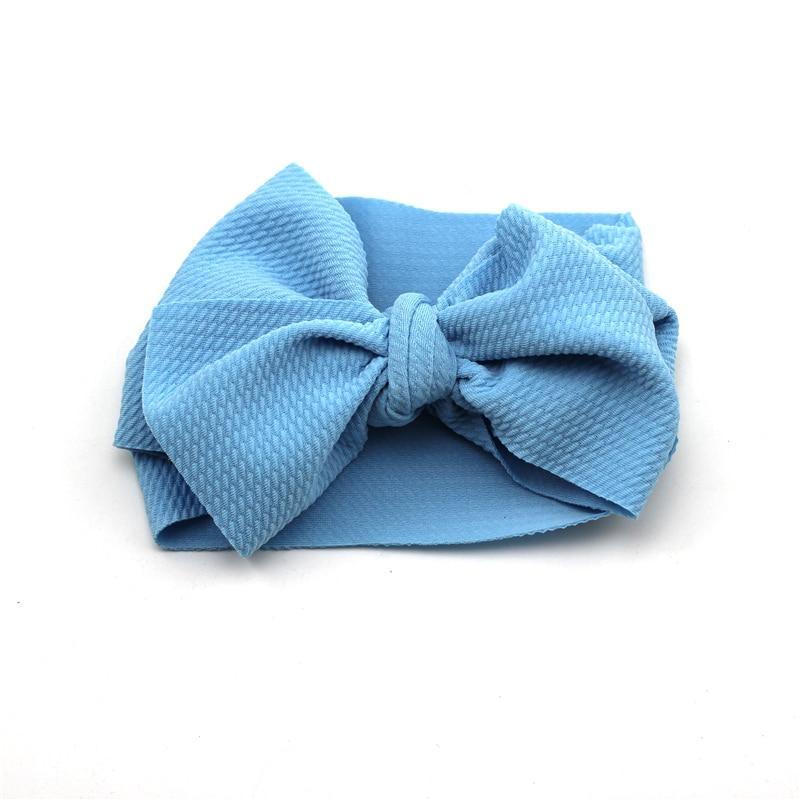 Bandeau à gros nœud ajustable pour nouveau-nés