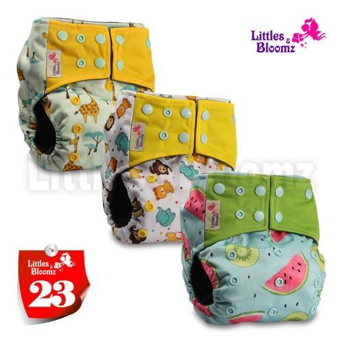 Modern Luxury Printed Washable Cloth Diaper Set