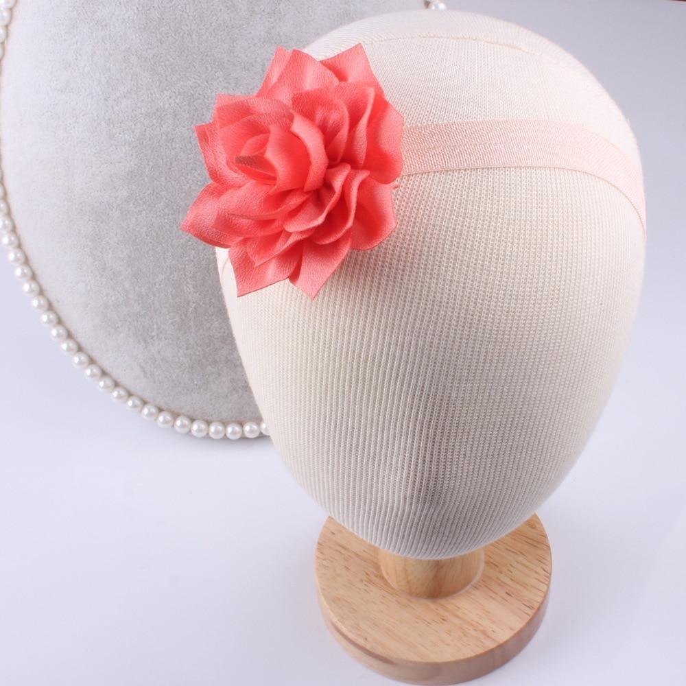 Chiffon Flower Headband Bow Set for Baby Girls