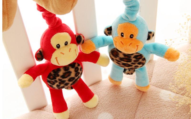 Colorful Animal Rattle Stroller Toy for Infants