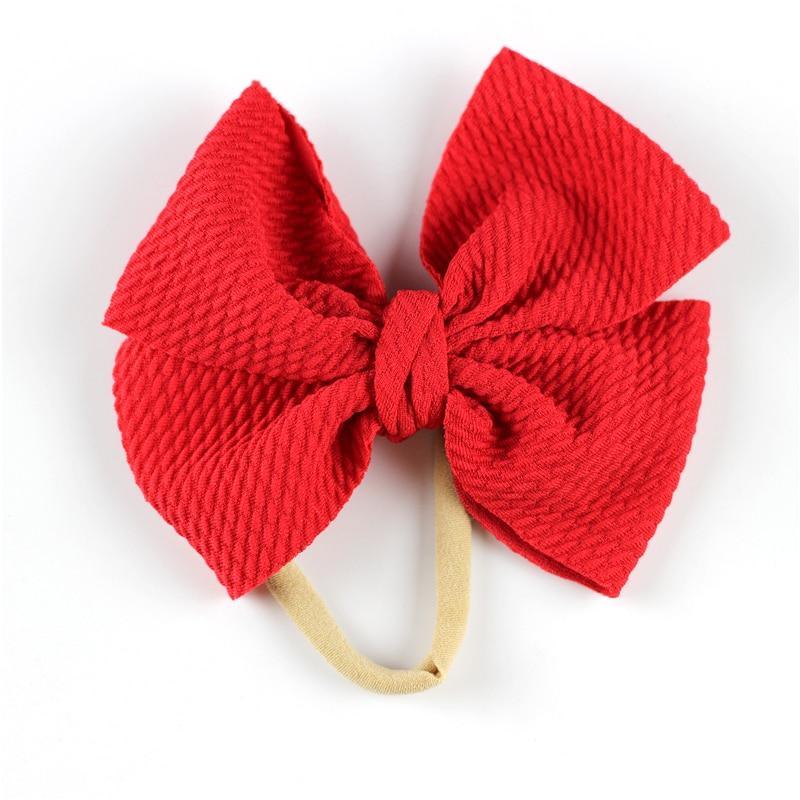 Bandeau Stylé pour Filles Bébé avec Grand Nœud