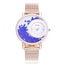 Montre de luxe pour femme avec bracelet en cristal - Élégante et stylée