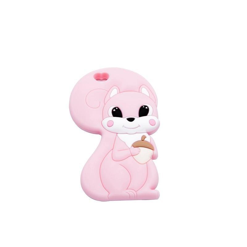 BPA Free Silicone Teether - Cartoon Animal Design