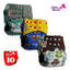 Modern Luxury Printed Washable Cloth Diaper Set